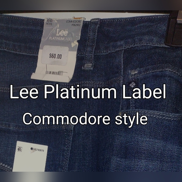Lee Platinum Blue Jeans Boot Cut 16W Petite - Picture 5 of 16